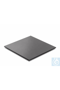 Vitroceramic plates, 200 x 200 mm, thickness 3,8 mm, chamfered edges, usable above open burner...